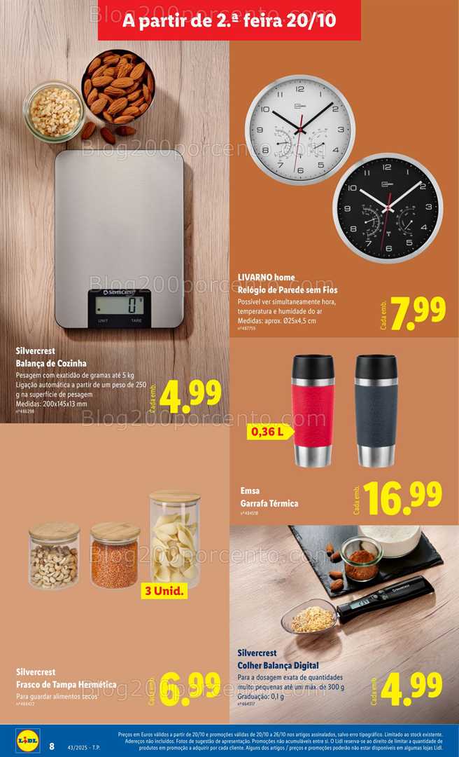 Antevisão Folheto LIDL Cozinha Promoções de 20 a 26 outubro
