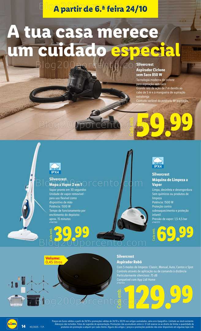 Antevisão Folheto LIDL Bazar Promoções de 20 a 30 outubro