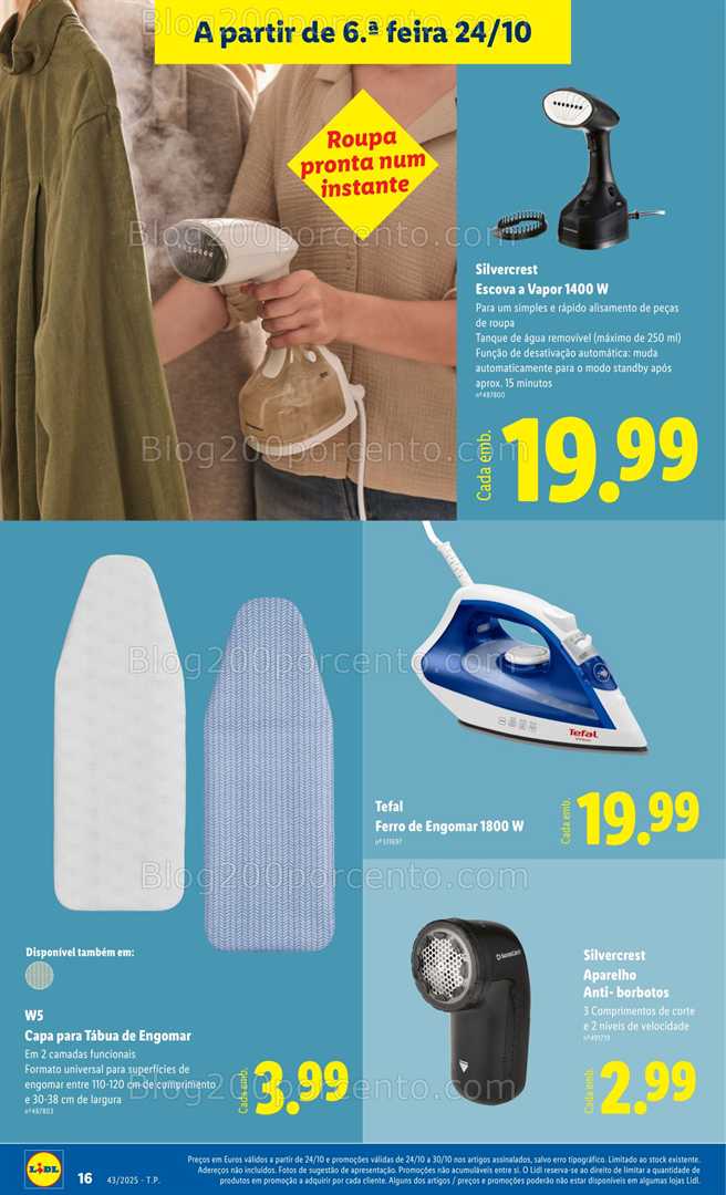 Antevisão Folheto LIDL Bazar Promoções de 20 a 30 outubro