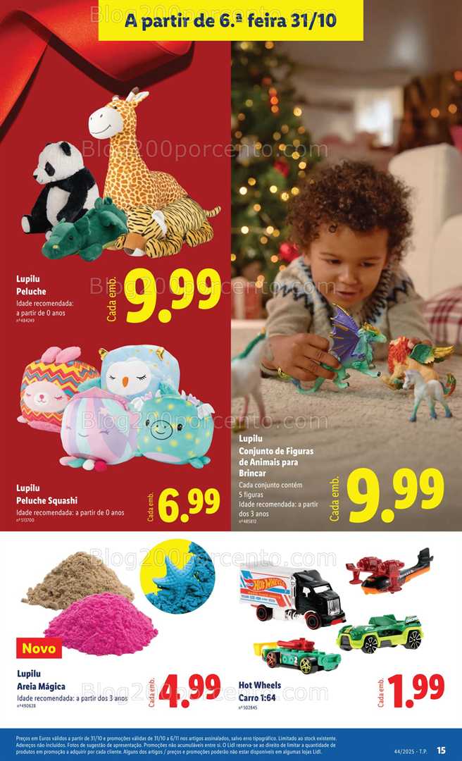 Antevisão Folheto LIDL Bazar Natal Promoções a partir de 31 outubro - Edição Digital