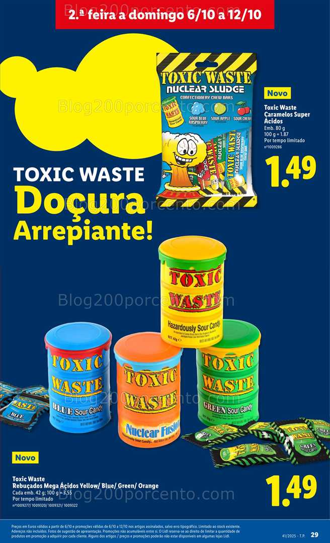 Antevisão Folheto LIDL Halloween Promoções de 6 a 12 outubro