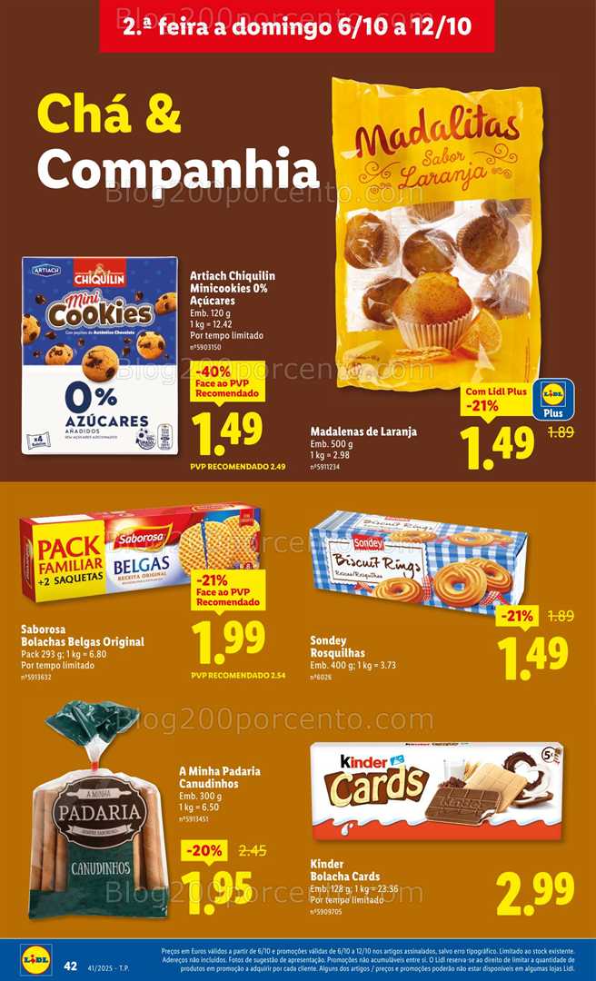 Antevisão Folheto LIDL Bebidas Quentes e Companhia Promoções de 6 a 12 outubro