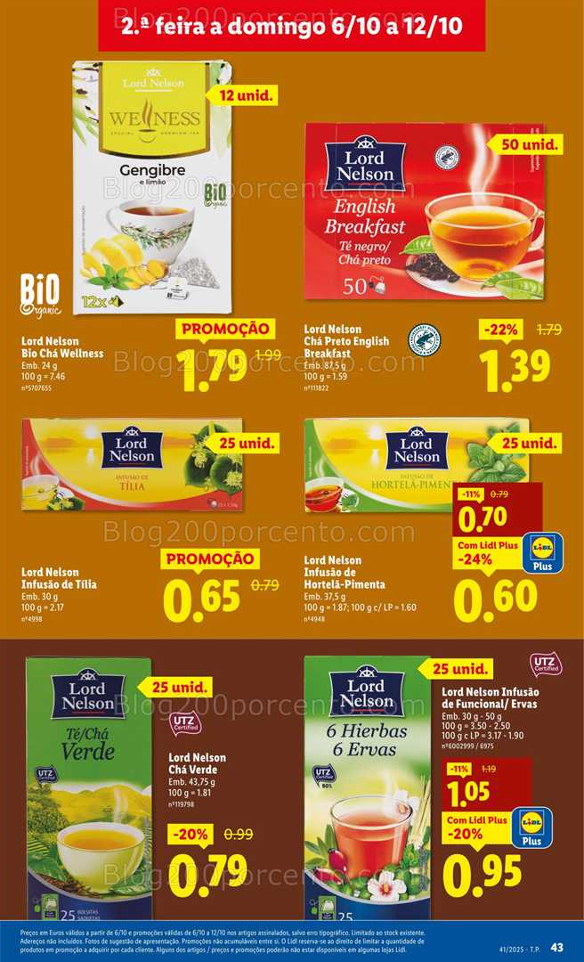 Antevisão Folheto LIDL Bebidas Quentes e Companhia Promoções de 6 a 12 outubro