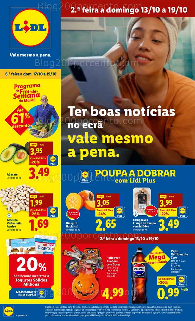 Antevisão Folheto LIDL Promoções de 13 a 19 outubro - Edição Digital