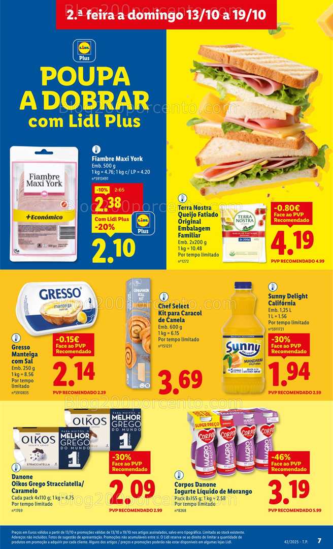 Antevisão Folheto LIDL Promoções de 13 a 19 outubro - Edição Digital