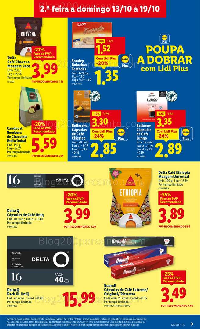 Antevisão Folheto LIDL Promoções de 13 a 19 outubro - Edição Digital