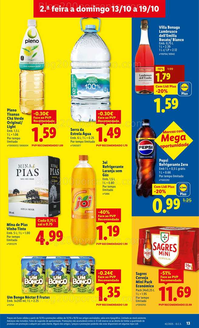 Antevisão Folheto LIDL Promoções de 13 a 19 outubro - Edição Digital