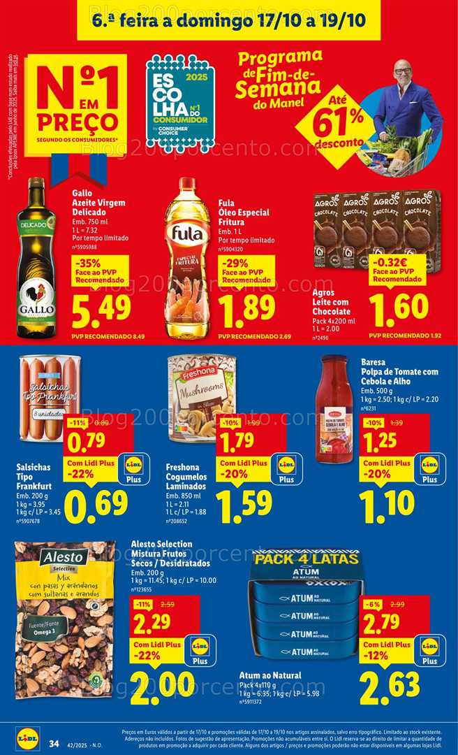 Antevisão Folheto LIDL Promoções de 13 a 19 outubro - Edição Digital