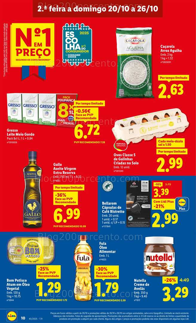 Antevisão Folheto LIDL Promoções de 20 a 26 outubro