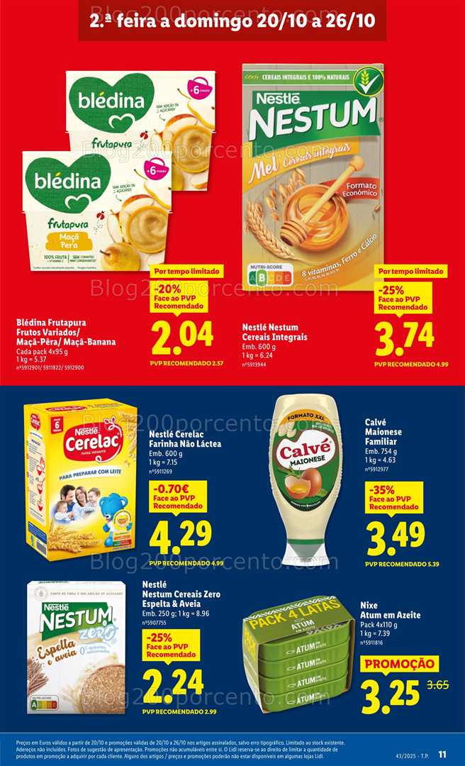 Antevisão Folheto LIDL Promoções de 20 a 26 outubro