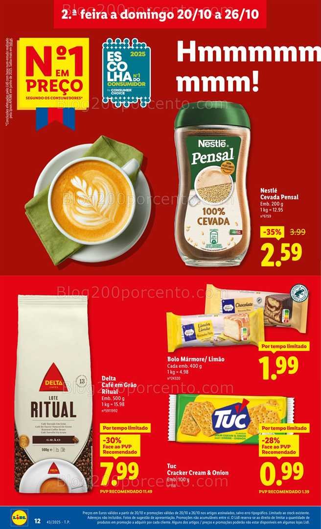 Antevisão Folheto LIDL Promoções de 20 a 26 outubro
