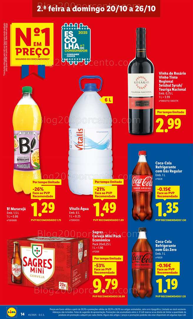 Antevisão Folheto LIDL Promoções de 20 a 26 outubro