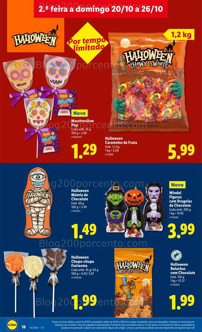 Antevisão Folheto LIDL Promoções de 20 a 26 outubro