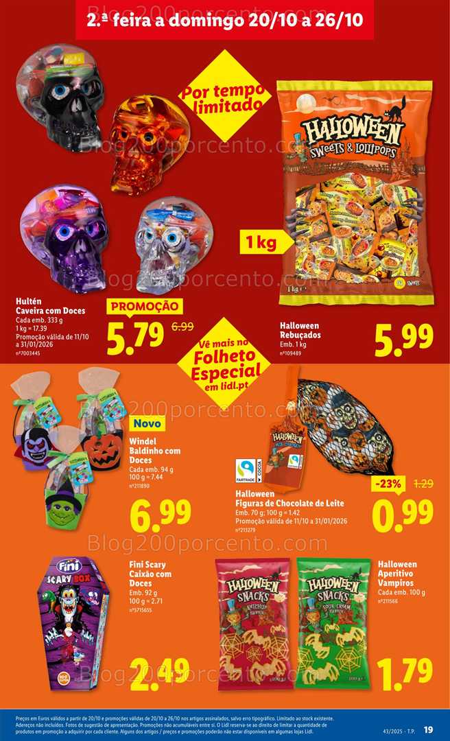Antevisão Folheto LIDL Promoções de 20 a 26 outubro