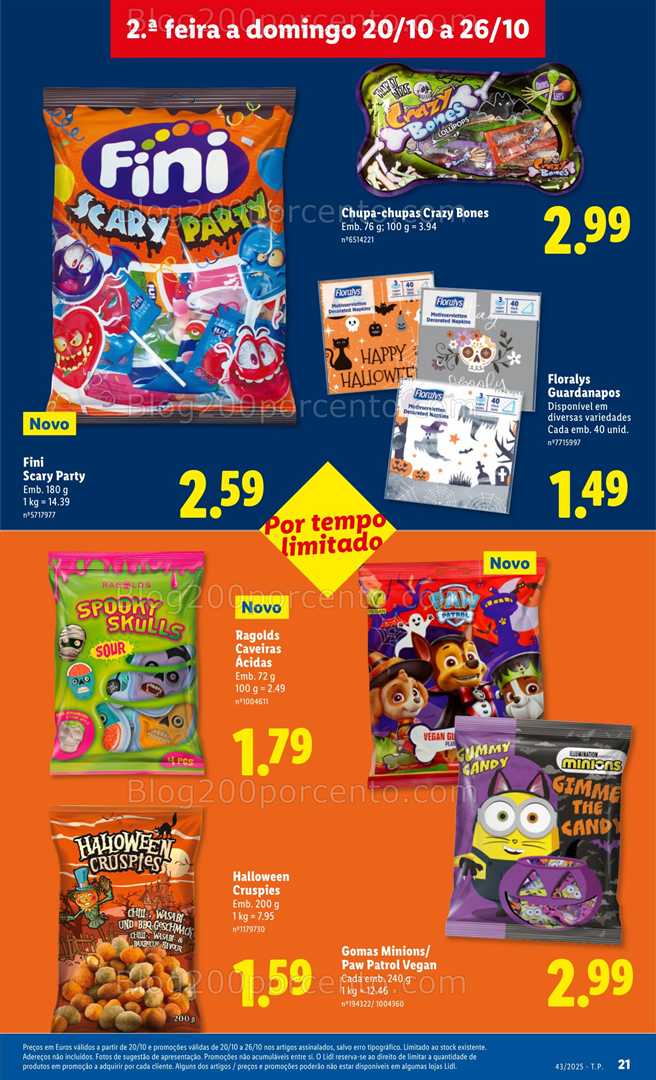 Antevisão Folheto LIDL Promoções de 20 a 26 outubro