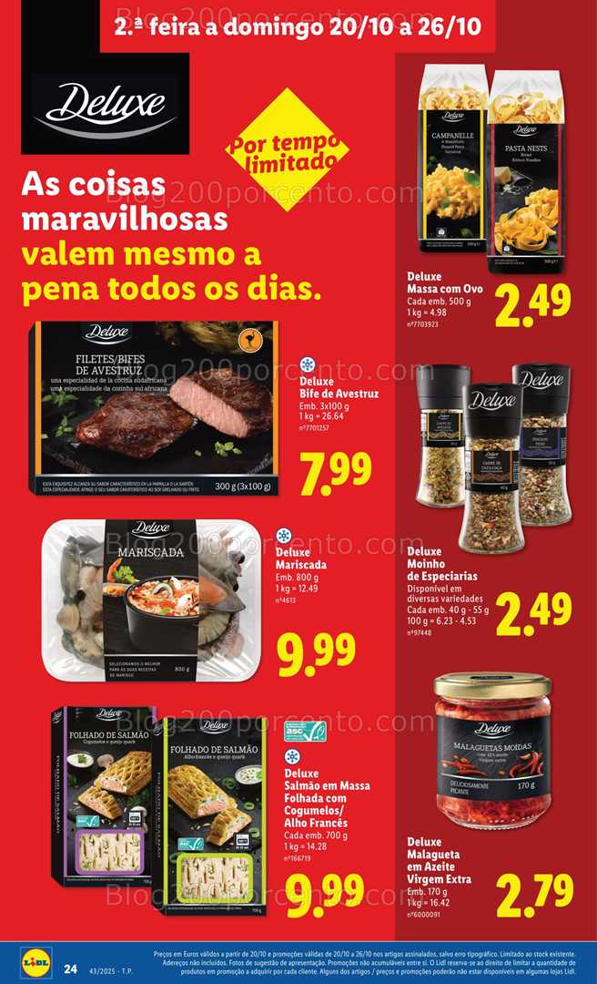 Antevisão Folheto LIDL Promoções de 20 a 26 outubro