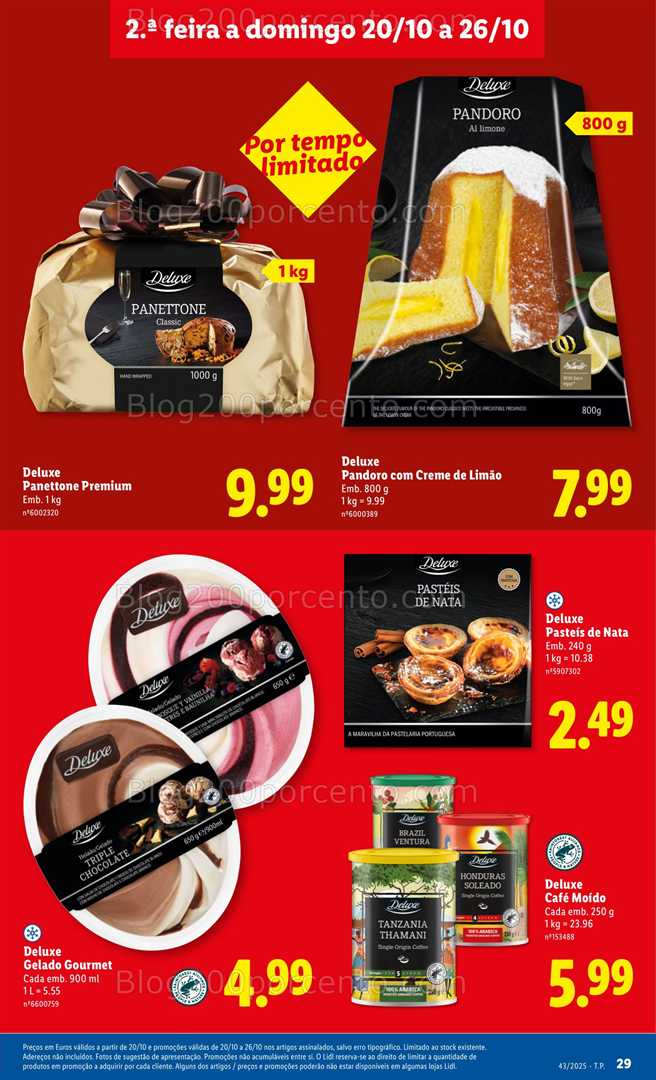 Antevisão Folheto LIDL Promoções de 20 a 26 outubro