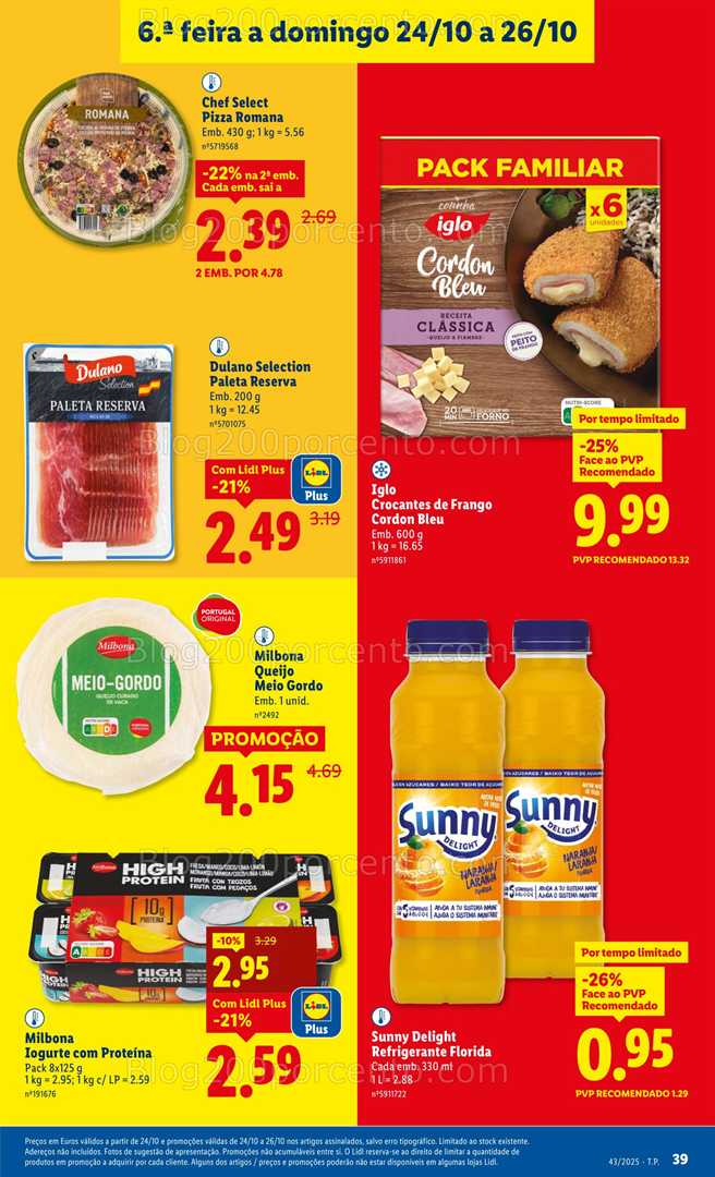 Antevisão Folheto LIDL Promoções de 20 a 26 outubro