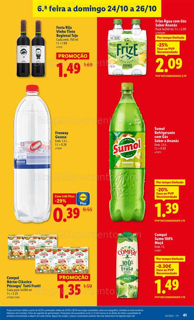 Antevisão Folheto LIDL Promoções de 20 a 26 outubro