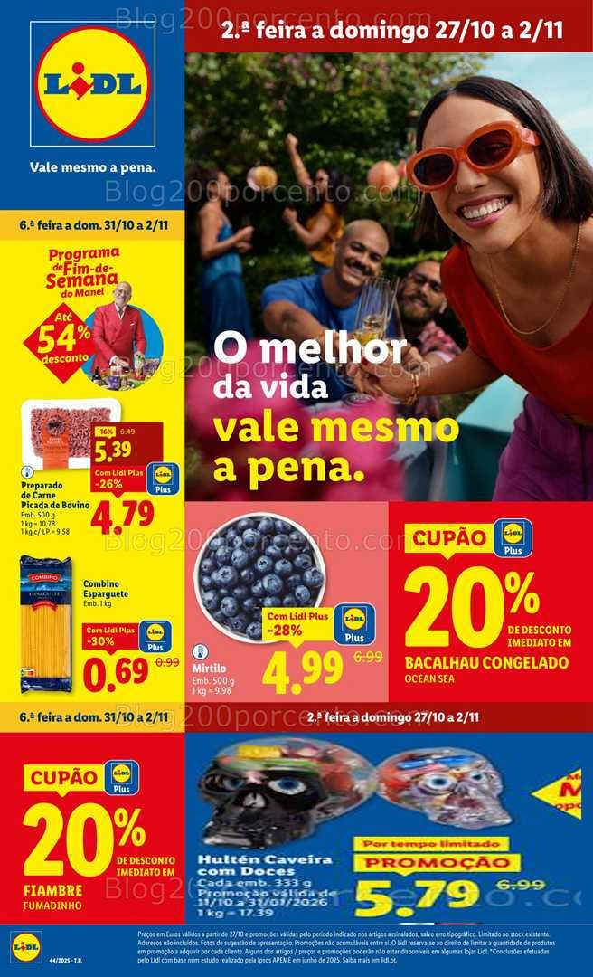 Antevisão Folheto LIDL Promoções de 27 outubro a 2 novembro - Edição Digital