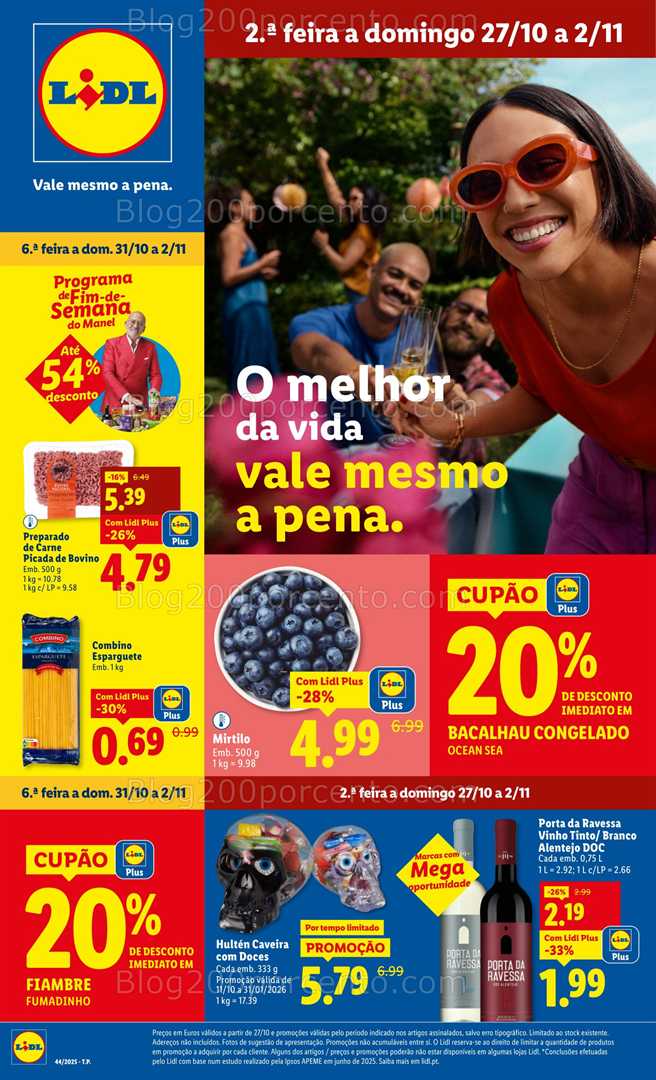 Antevisão Folheto LIDL Promoções de 27 outubro a 2 novembro - Edição Digital