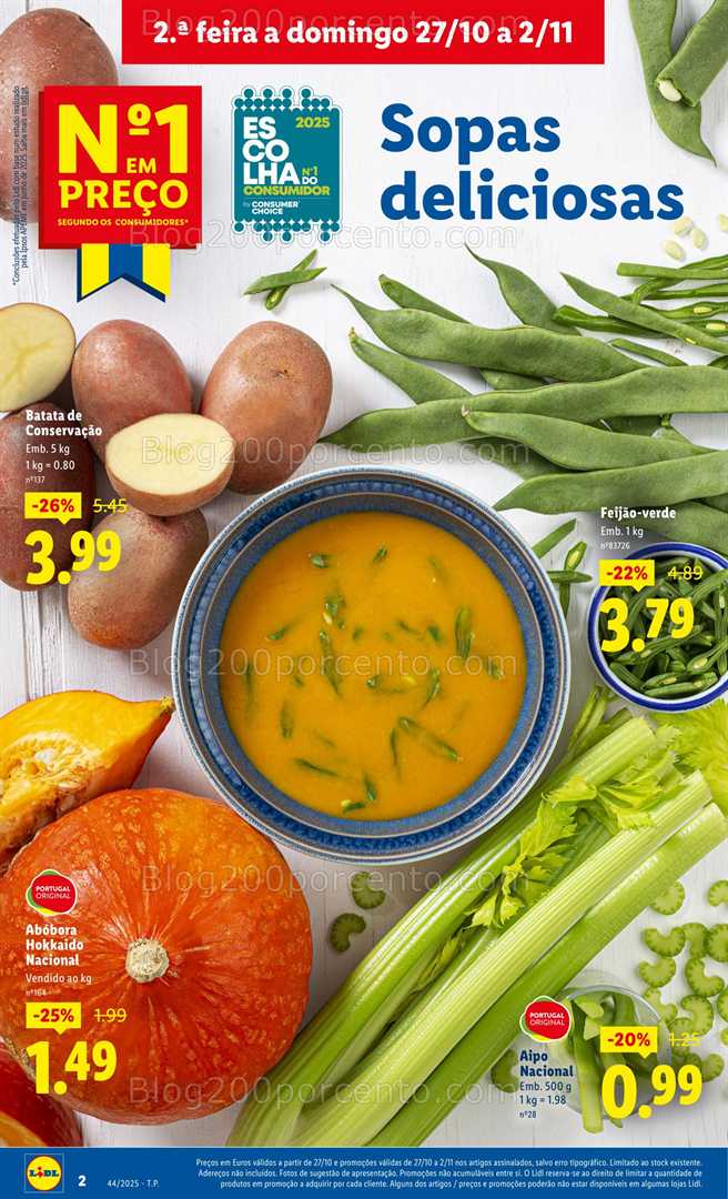 Antevisão Folheto LIDL Promoções de 27 outubro a 2 novembro - Edição Digital