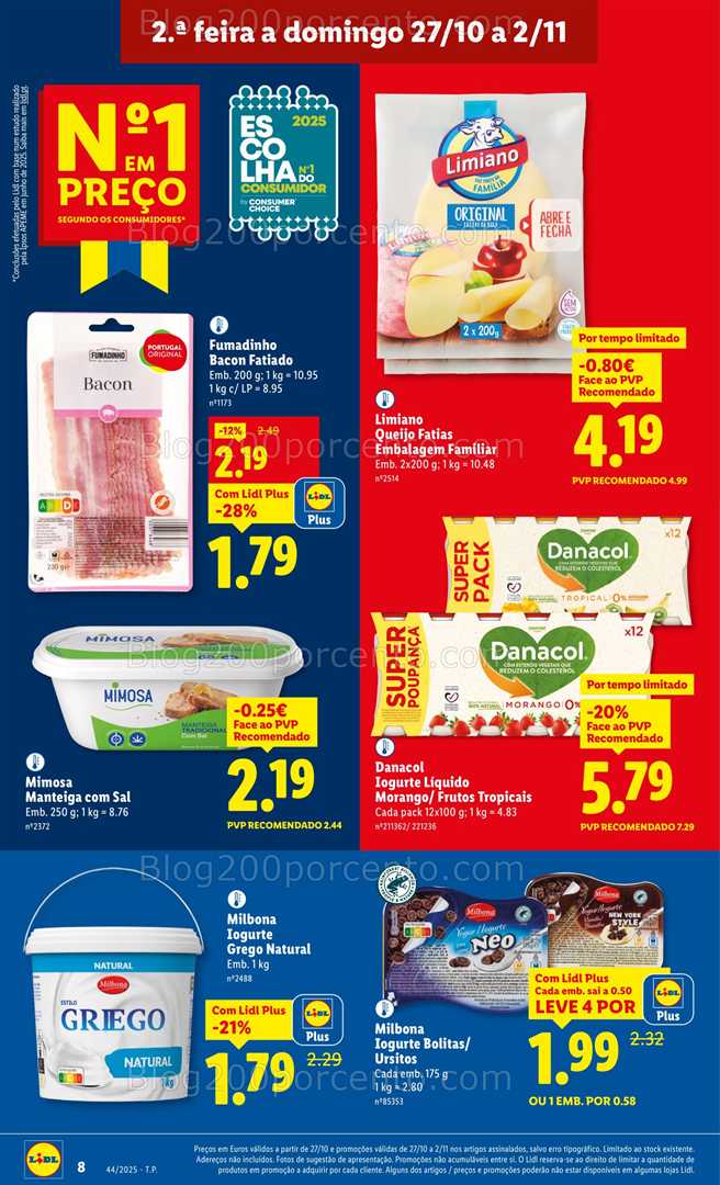 Antevisão Folheto LIDL Promoções de 27 outubro a 2 novembro - Edição Digital