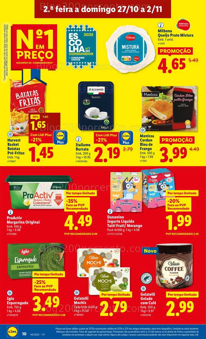 Antevisão Folheto LIDL Promoções de 27 outubro a 2 novembro - Edição Digital