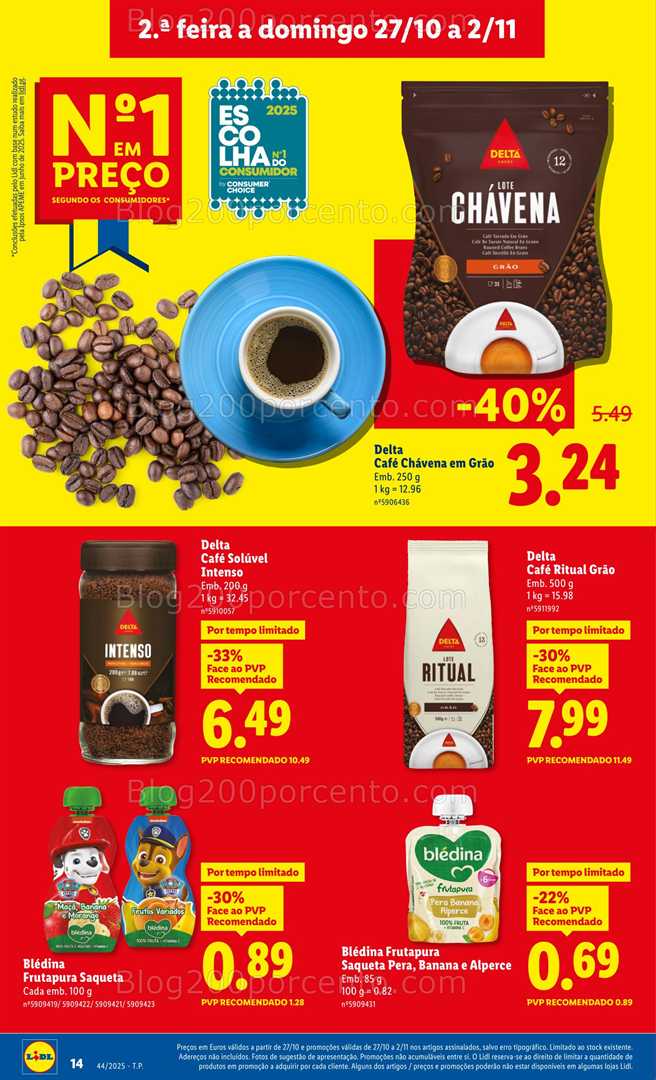 Antevisão Folheto LIDL Promoções de 27 outubro a 2 novembro - Edição Digital