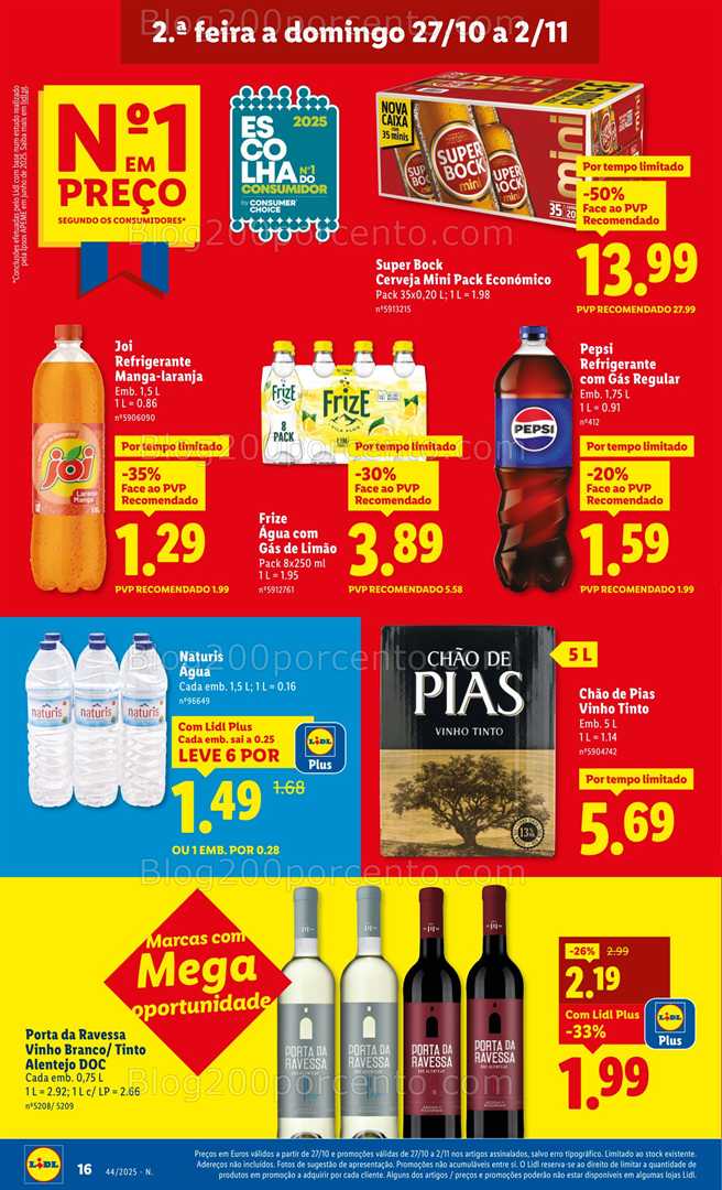 Antevisão Folheto LIDL Promoções de 27 outubro a 2 novembro - Edição Digital