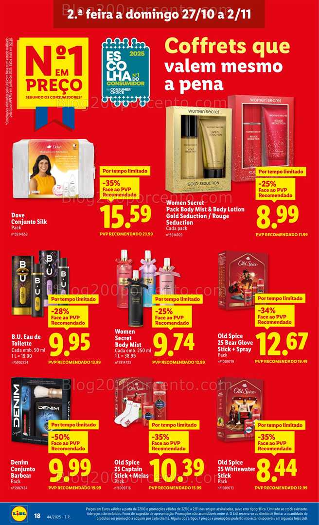 Antevisão Folheto LIDL Promoções de 27 outubro a 2 novembro - Edição Digital