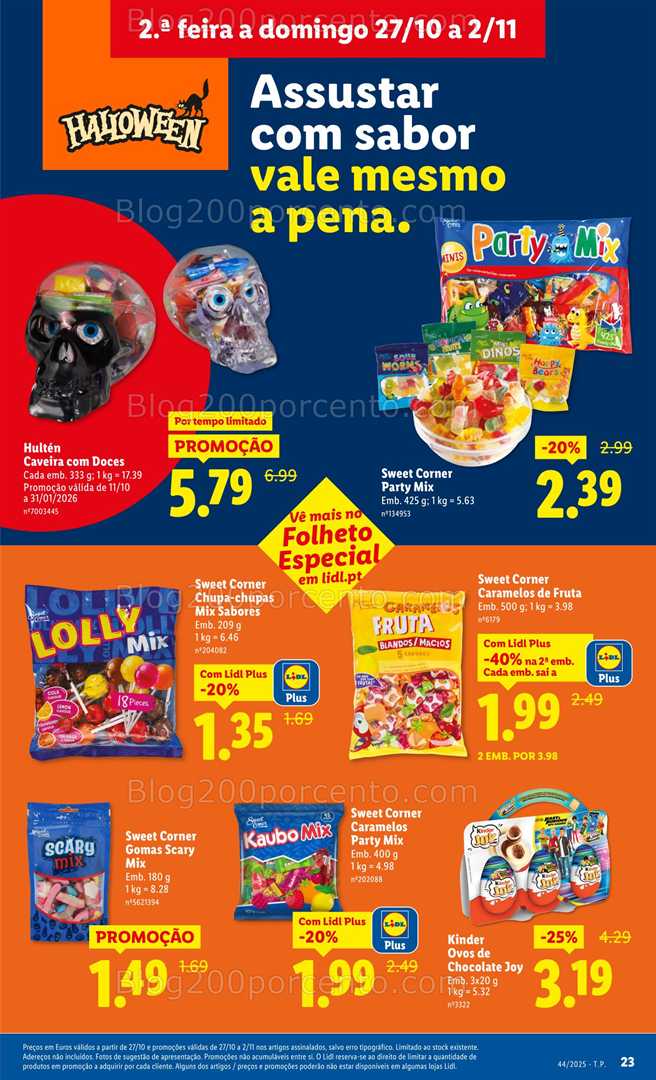 Antevisão Folheto LIDL Promoções de 27 outubro a 2 novembro - Edição Digital