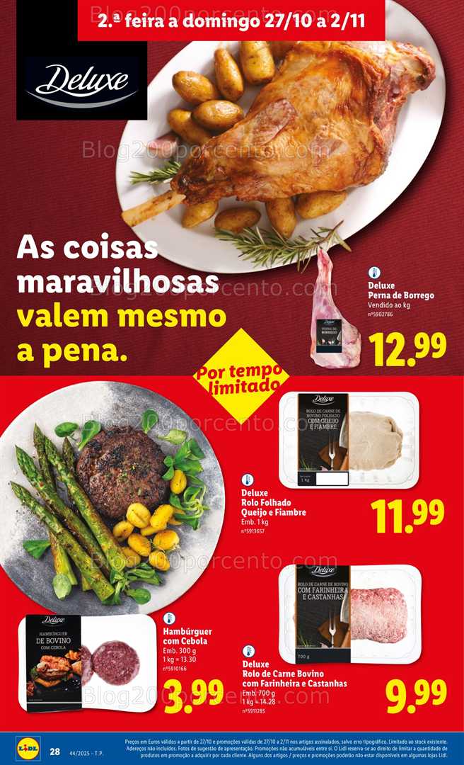 Antevisão Folheto LIDL Promoções de 27 outubro a 2 novembro - Edição Digital