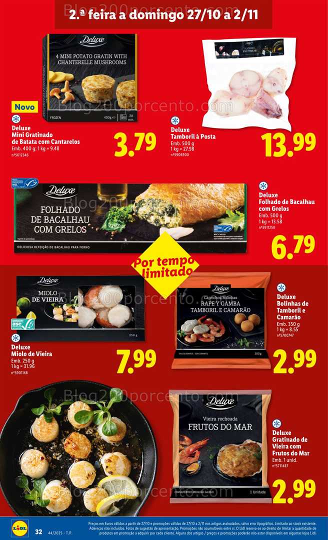 Antevisão Folheto LIDL Promoções de 27 outubro a 2 novembro - Edição Digital