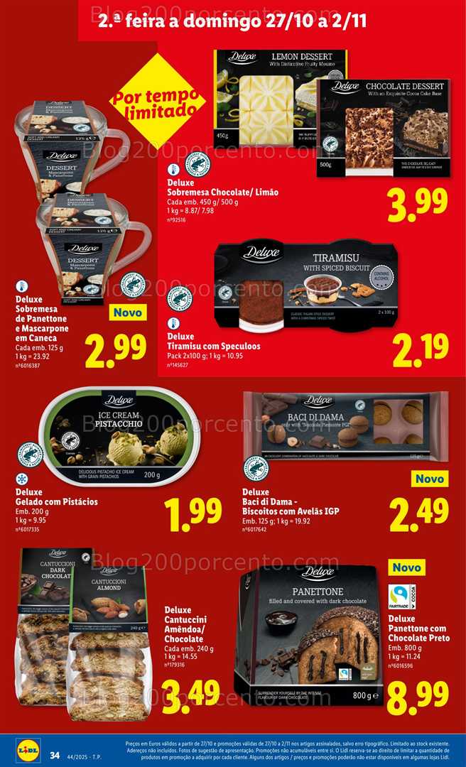 Antevisão Folheto LIDL Promoções de 27 outubro a 2 novembro - Edição Digital