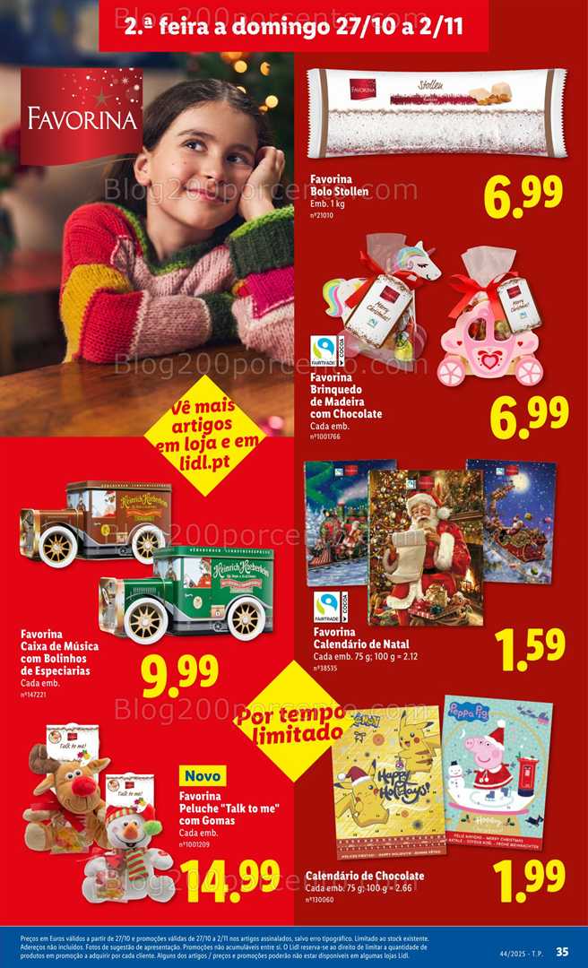 Antevisão Folheto LIDL Promoções de 27 outubro a 2 novembro - Edição Digital