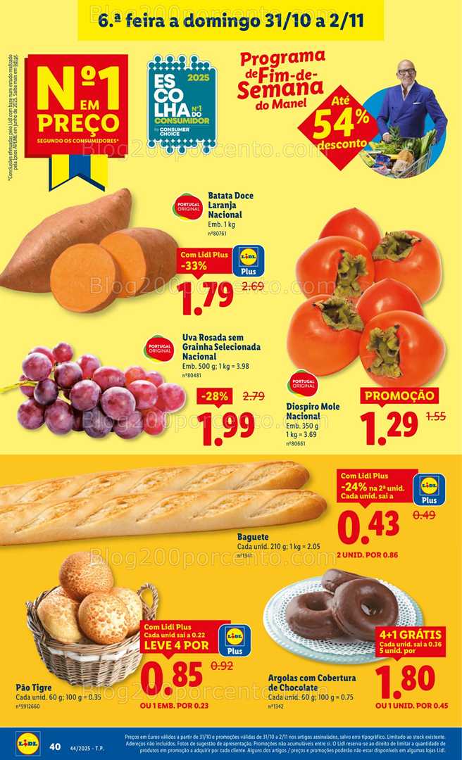 Antevisão Folheto LIDL Promoções de 27 outubro a 2 novembro - Edição Digital