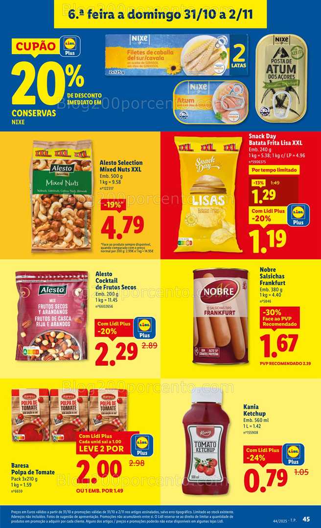 Antevisão Folheto LIDL Promoções de 27 outubro a 2 novembro - Edição Digital