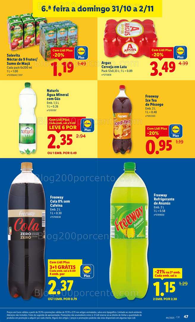 Antevisão Folheto LIDL Promoções de 27 outubro a 2 novembro - Edição Digital