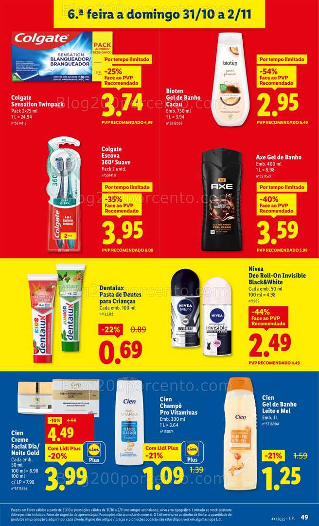 Antevisão Folheto LIDL Promoções de 27 outubro a 2 novembro - Edição Digital