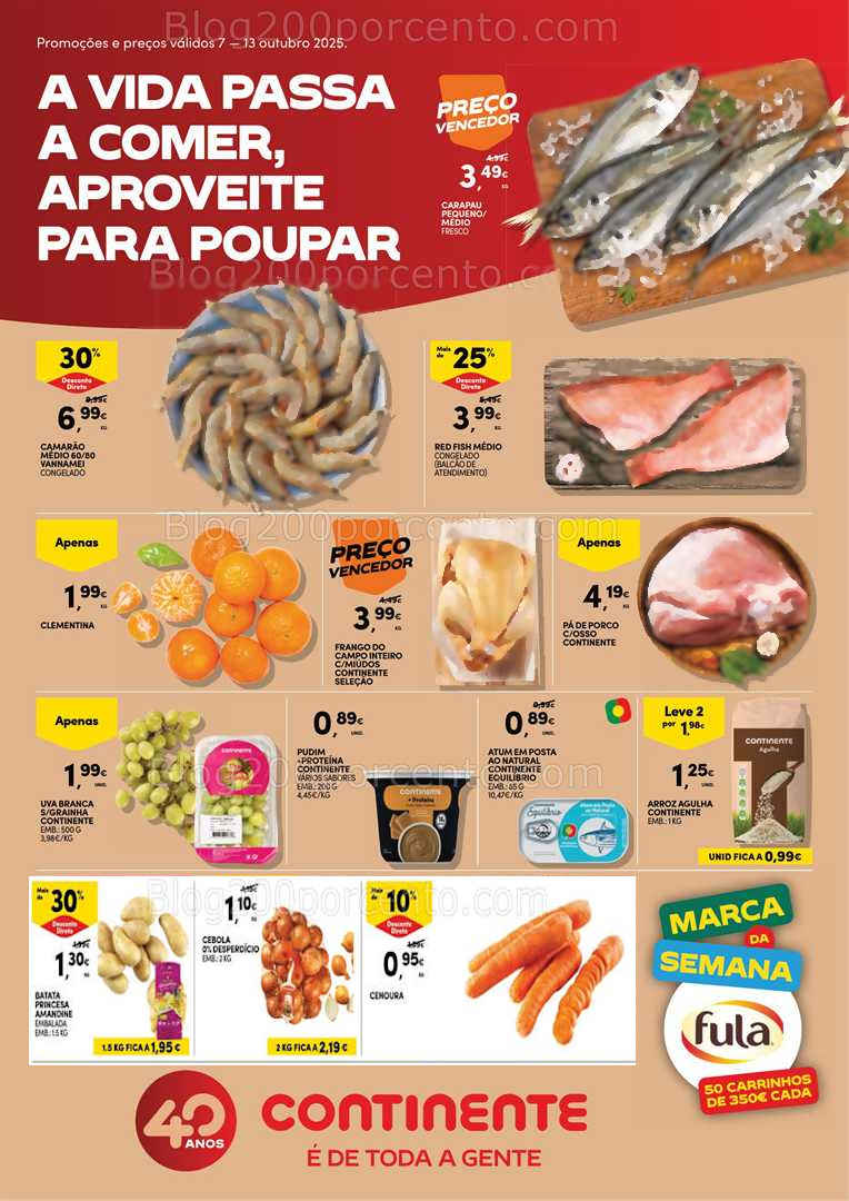Antevisão Folheto CONTINENTE Promoções de 7 a 13 outubro - Edição Digital