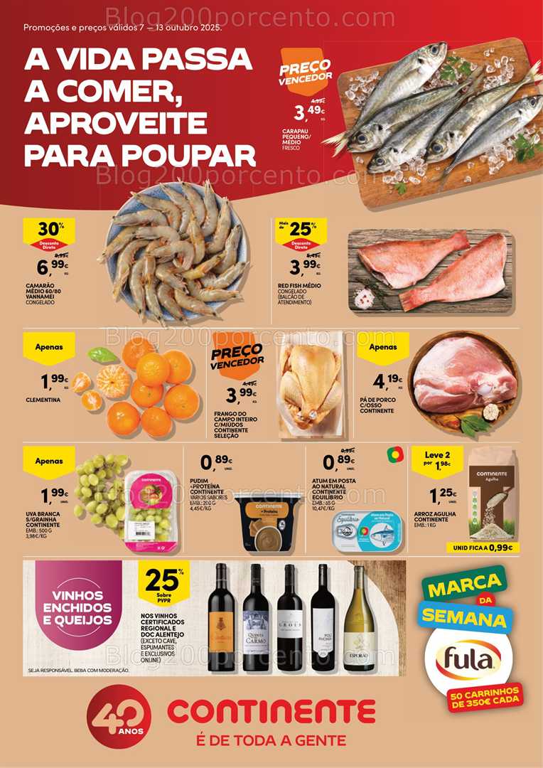 Antevisão Folheto CONTINENTE Promoções de 7 a 13 outubro - Edição Digital