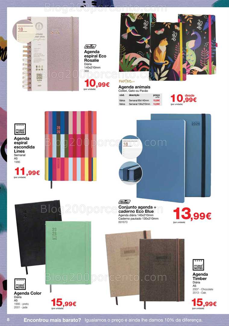 Antevisão Folheto STAPLES Agendas Promoções de 13 outubro a 29 janeiro