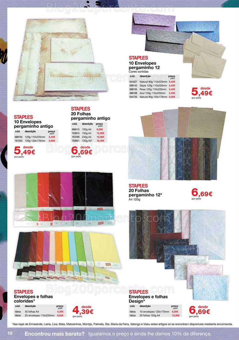 Antevisão Folheto STAPLES Agendas Promoções de 13 outubro a 29 janeiro