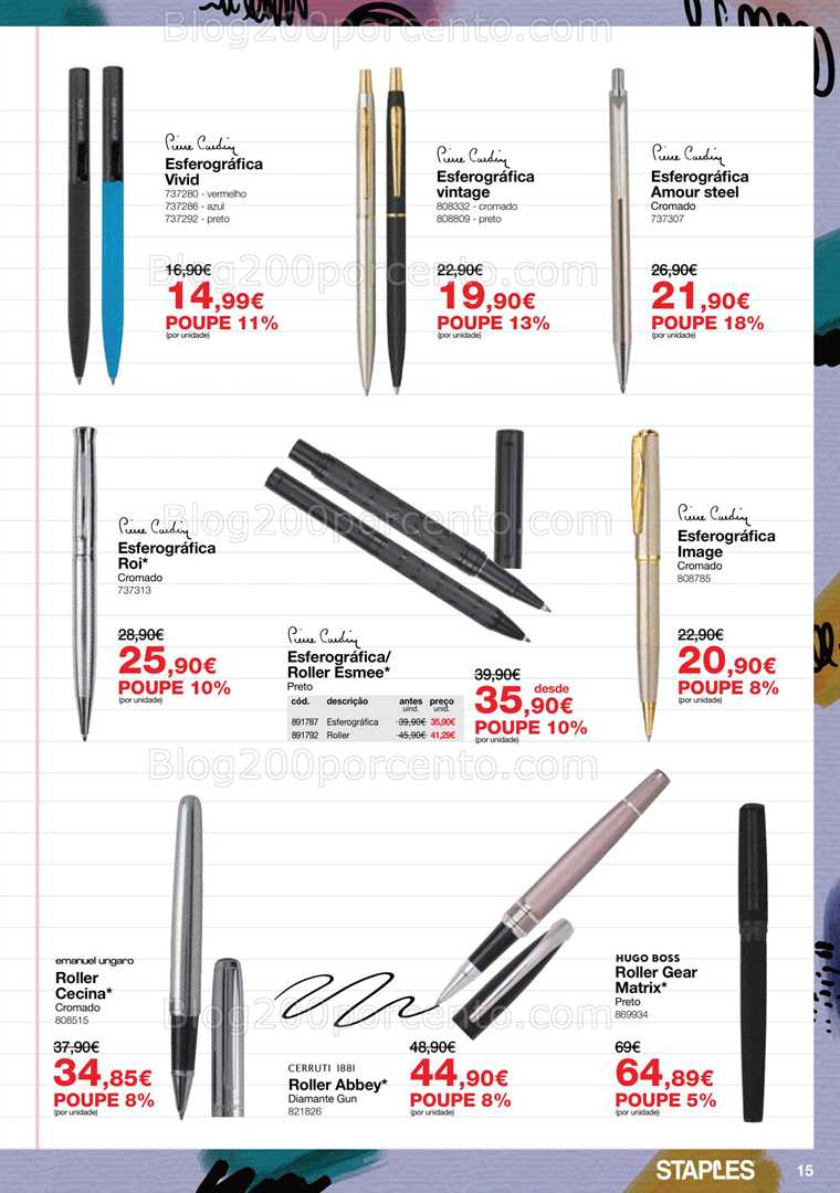 Antevisão Folheto STAPLES Agendas Promoções de 13 outubro a 29 janeiro