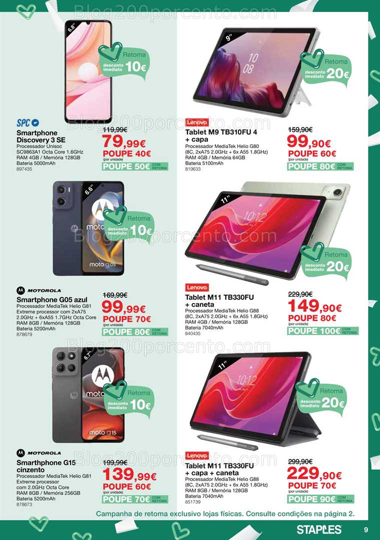Antevisão Folheto STAPLES Promoções de 9 a 23 outubro