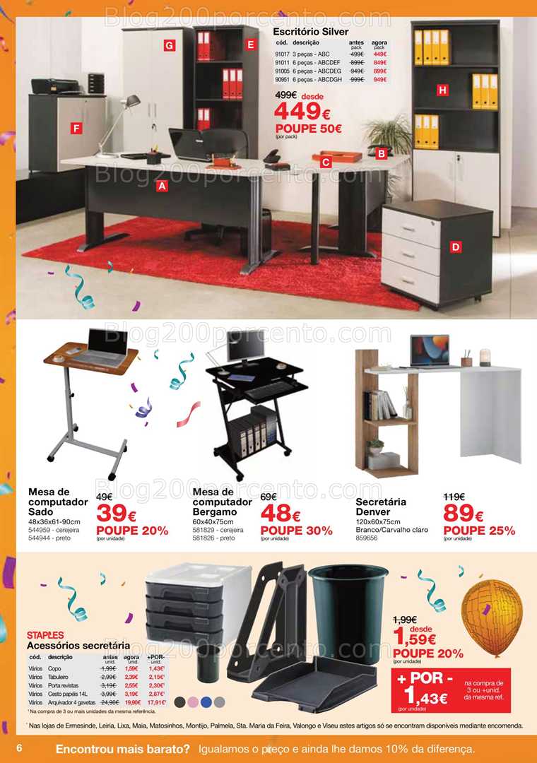 Antevisão Folheto STAPLES Promoções de 6 a 20 novembro