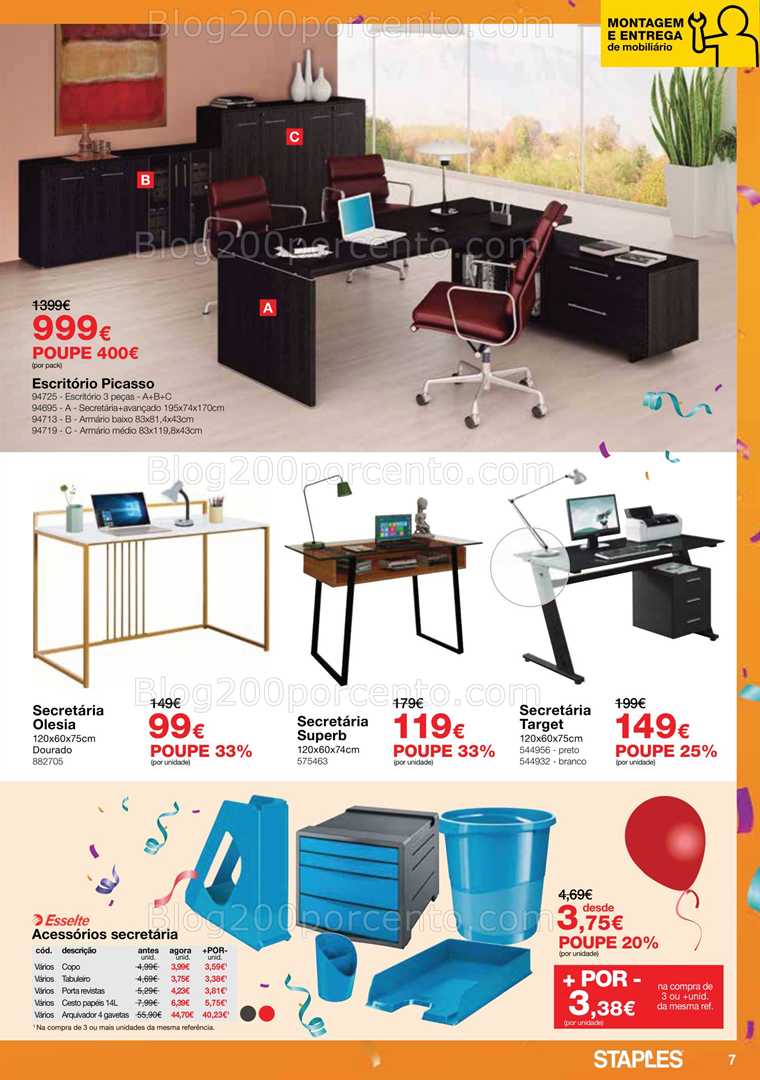 Antevisão Folheto STAPLES Promoções de 6 a 20 novembro