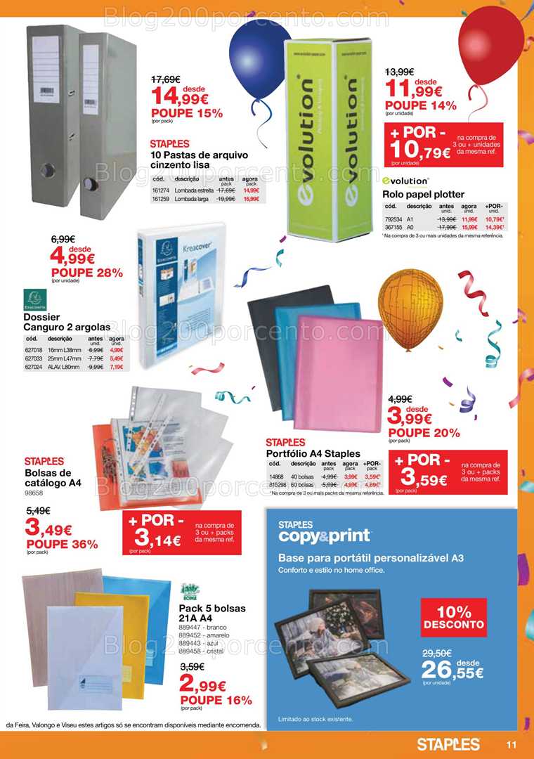 Antevisão Folheto STAPLES Promoções de 6 a 20 novembro