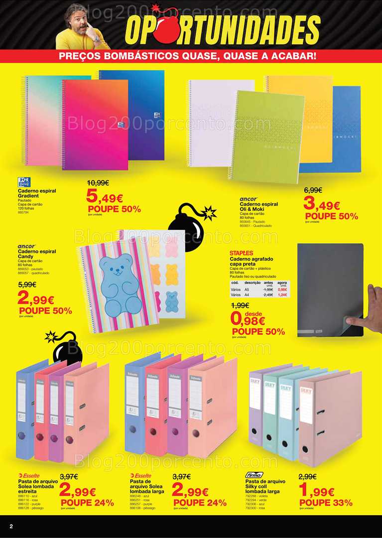 Antevisão Folheto STAPLES Promoções de 27 outubro a 2 novembro